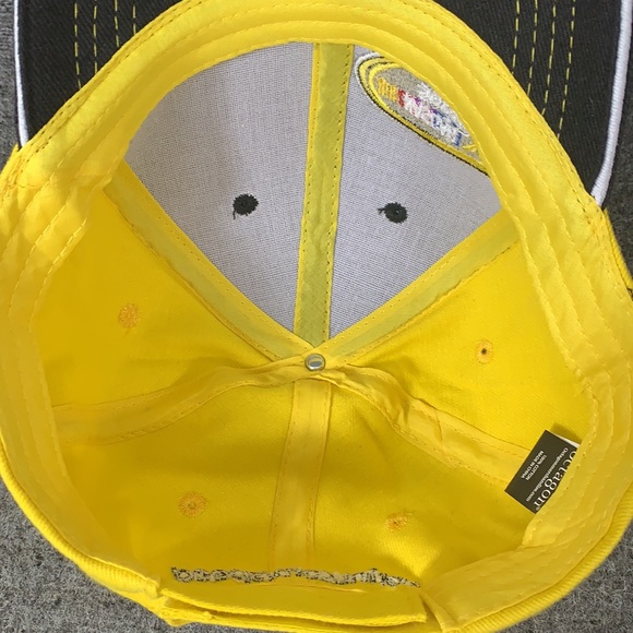 Nascar Sprint Cup Series Hat Men's Adjustable Black Yellow Strapback by Octagon - Picture 10 of 13